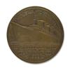 (FRENCH LINE.) ""Normandie."" Bronze maiden voyage medallion,